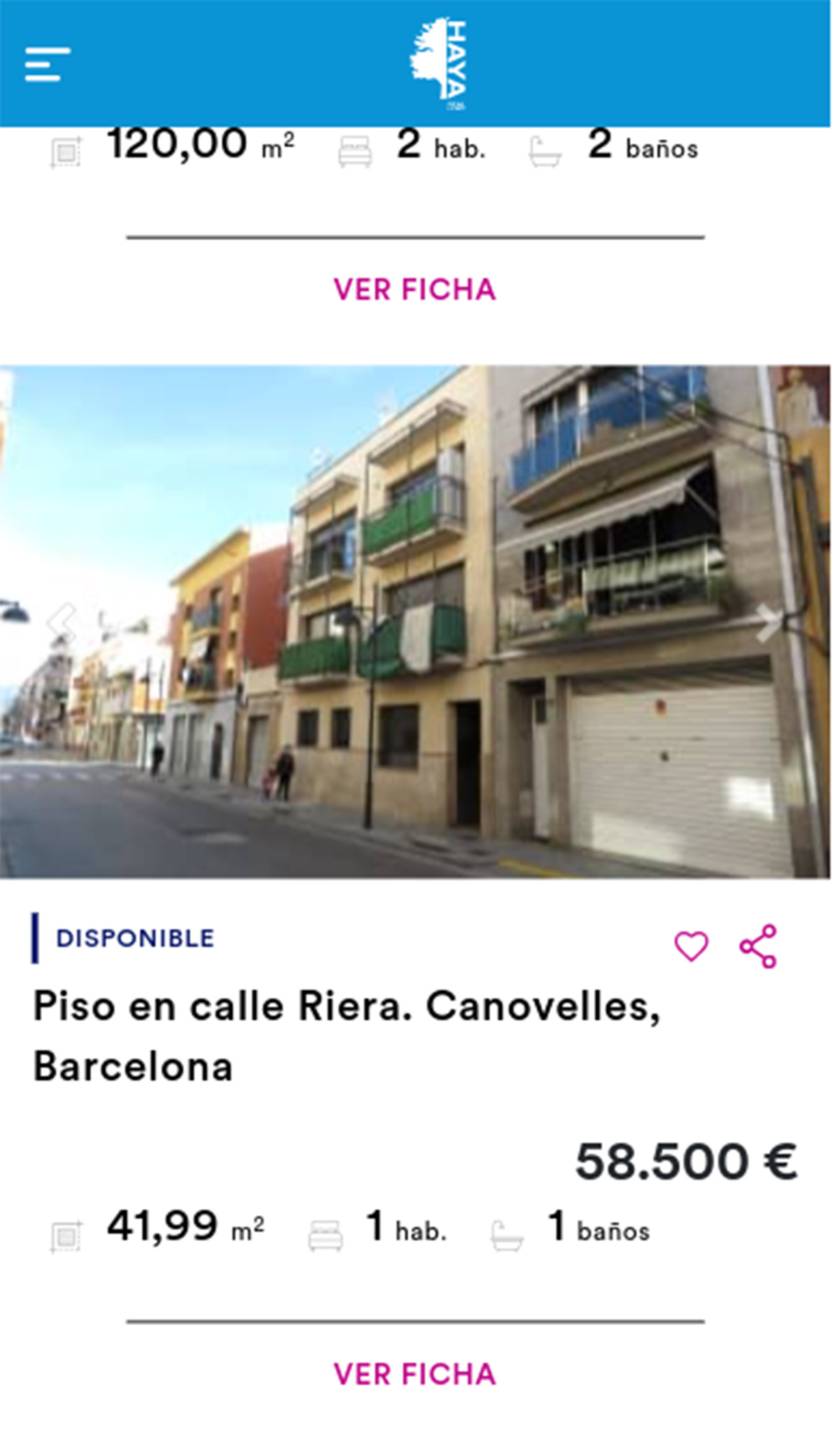 Piso de Haya por 58.500 euros