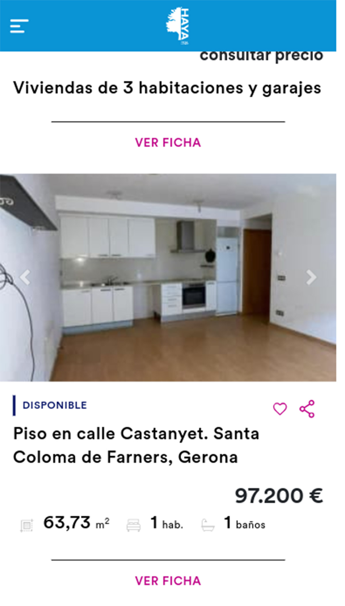 Piso de Haya por 97.200 euros
