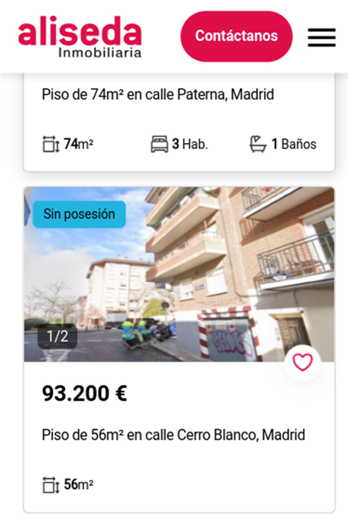 Piso en Madrid capital por 93.200 euros