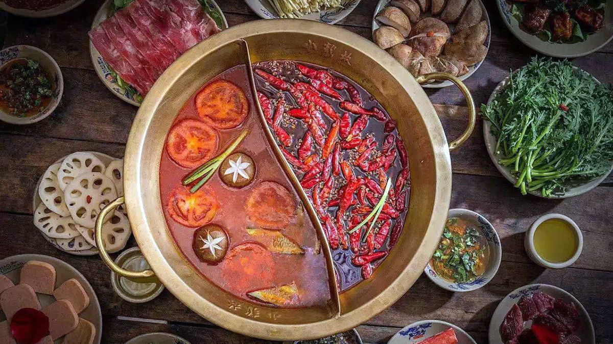 Dos sabores hot pot