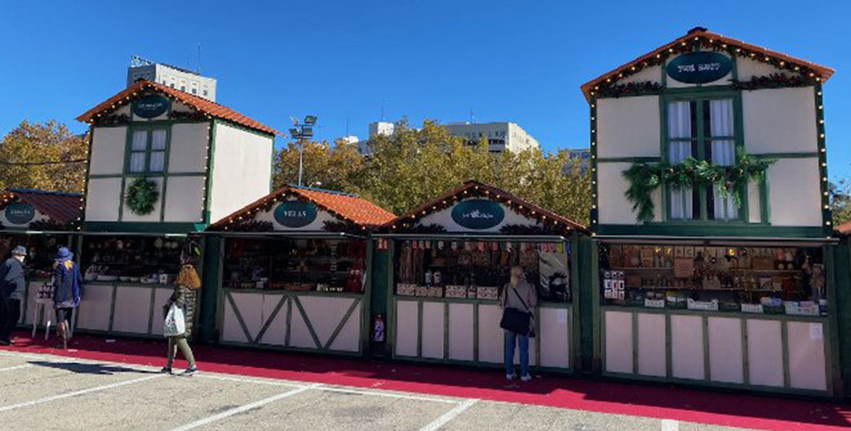 Puestos del mercadillo de El Corte Inglés