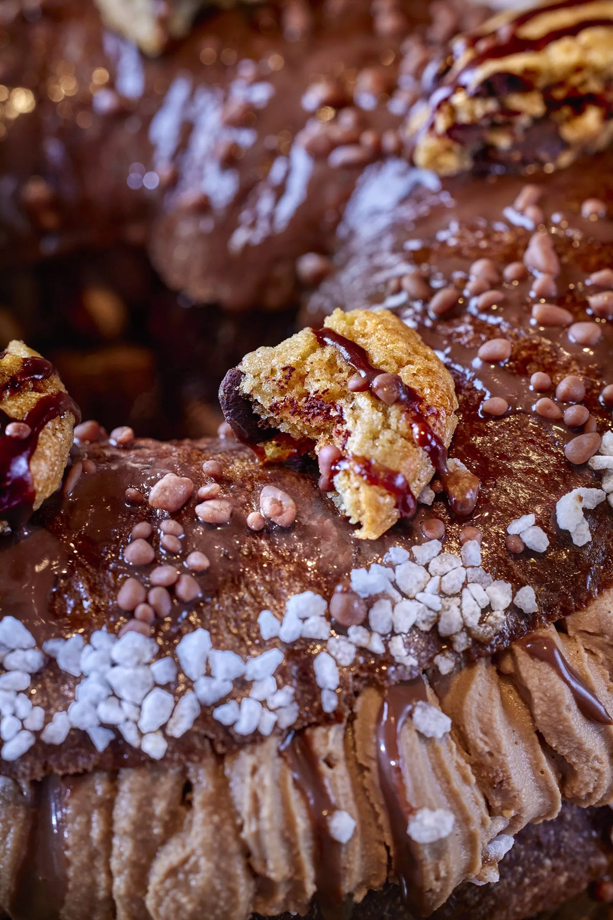 Roscón de chocolate