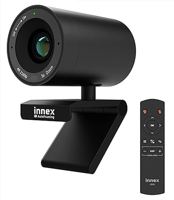 Webcam para ordenador con mando a distancia.
