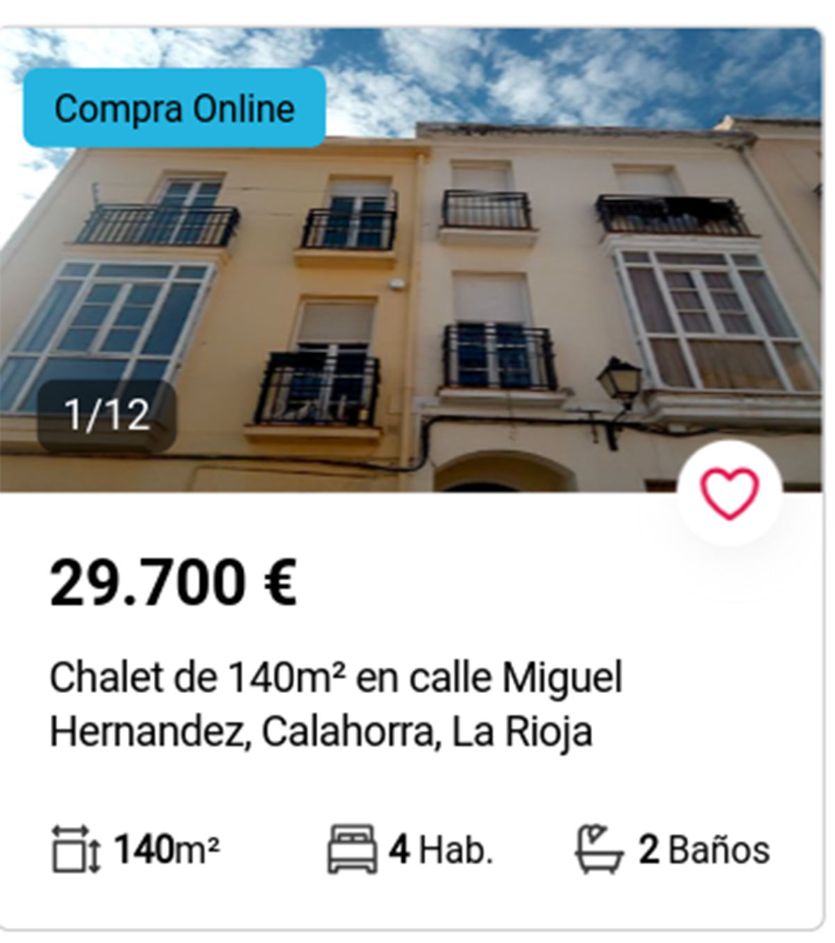 Casa a la venta en Aliseda por 29.700 euros