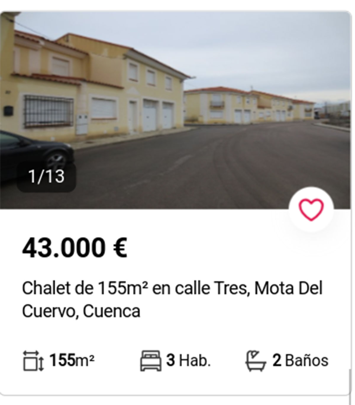 Casa a la venta en Aliseda por 43.000 euros