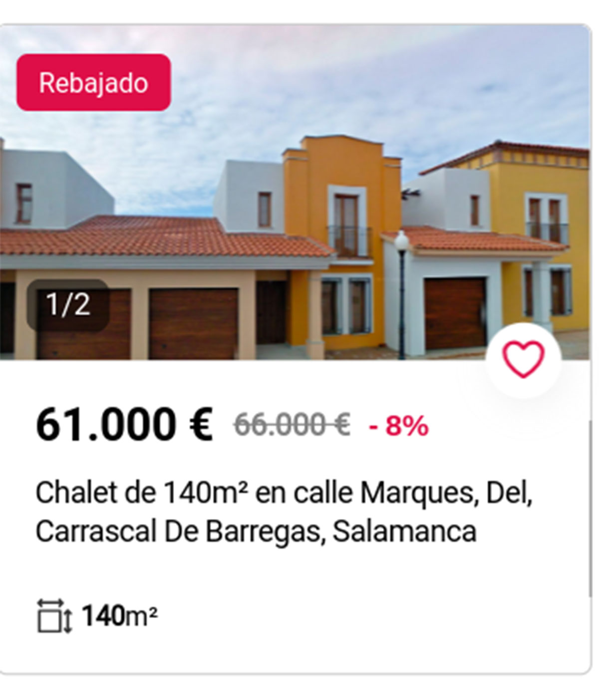 Casa a la venta en Aliseda por 61.000 euros