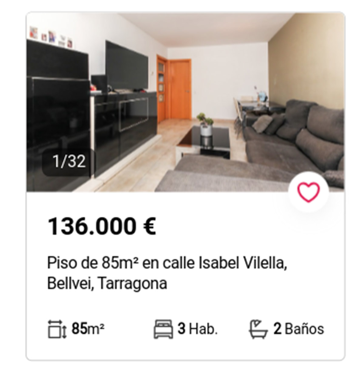 Piso a la venta en Aliseda por 136.000 euros