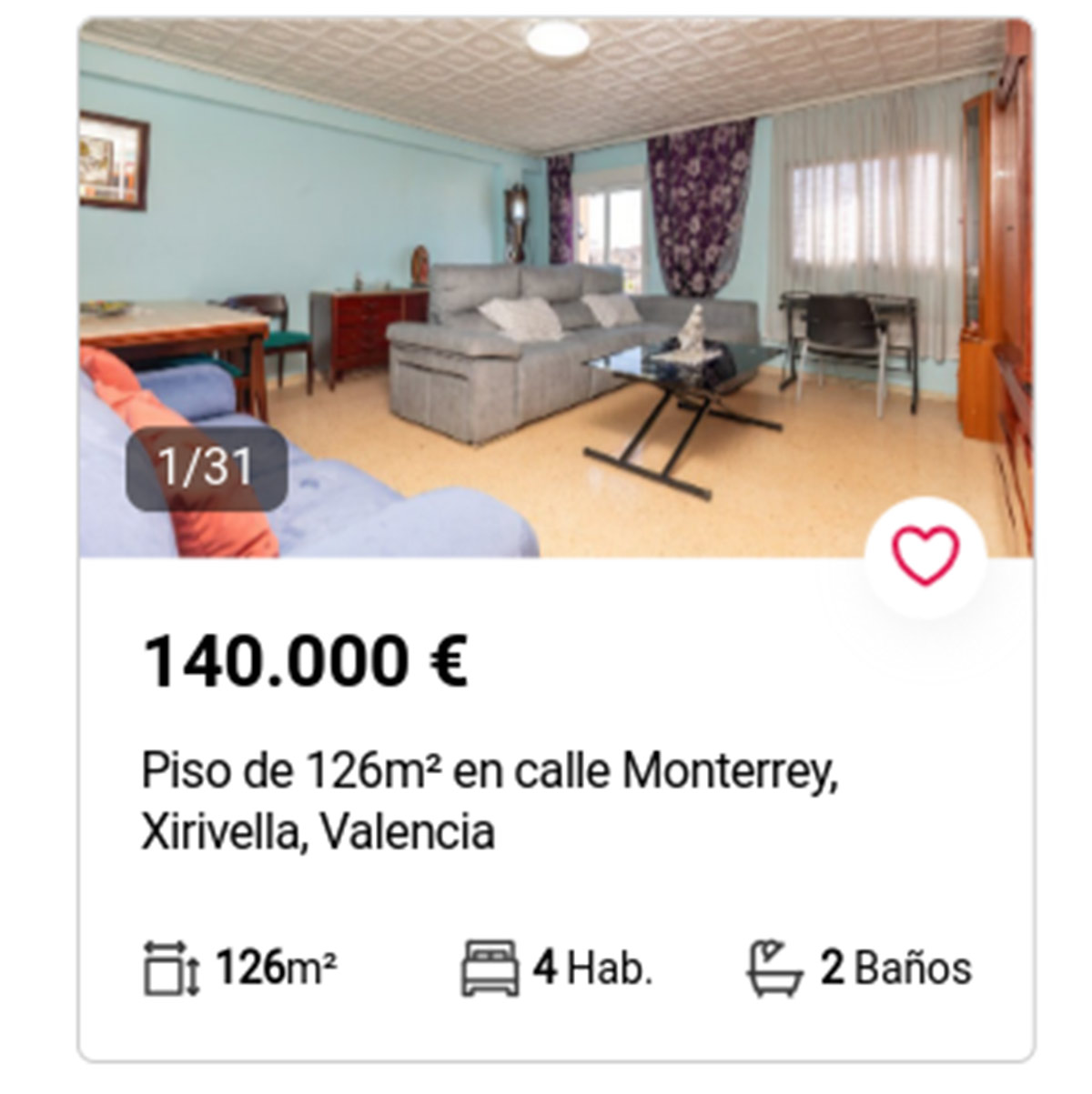 Piso a la venta en Aliseda por 140.000 euros