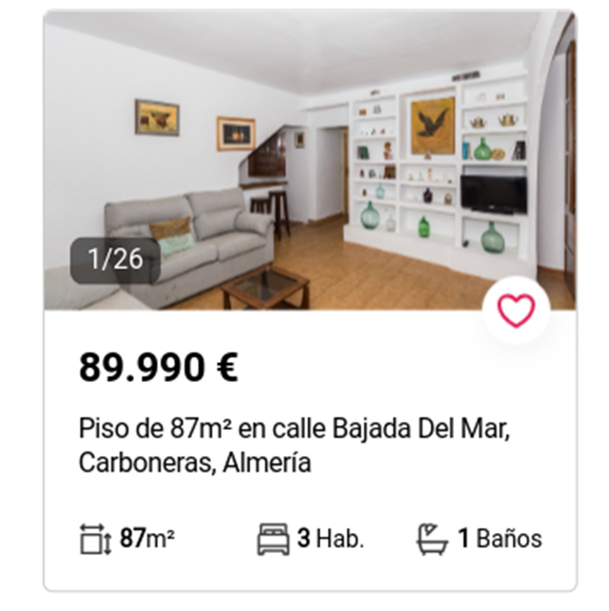 Piso a la venta en Aliseda por 89.000 euros