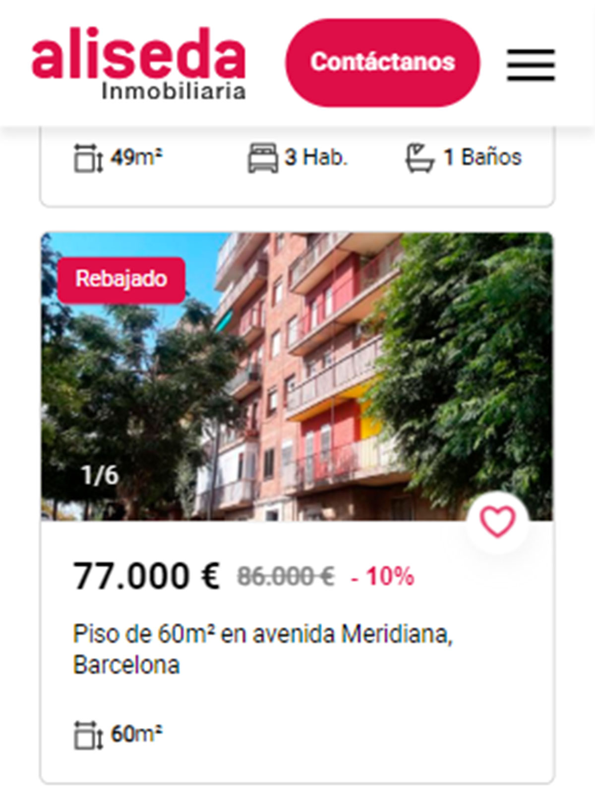 Piso en Barcelona por 77.000 euros