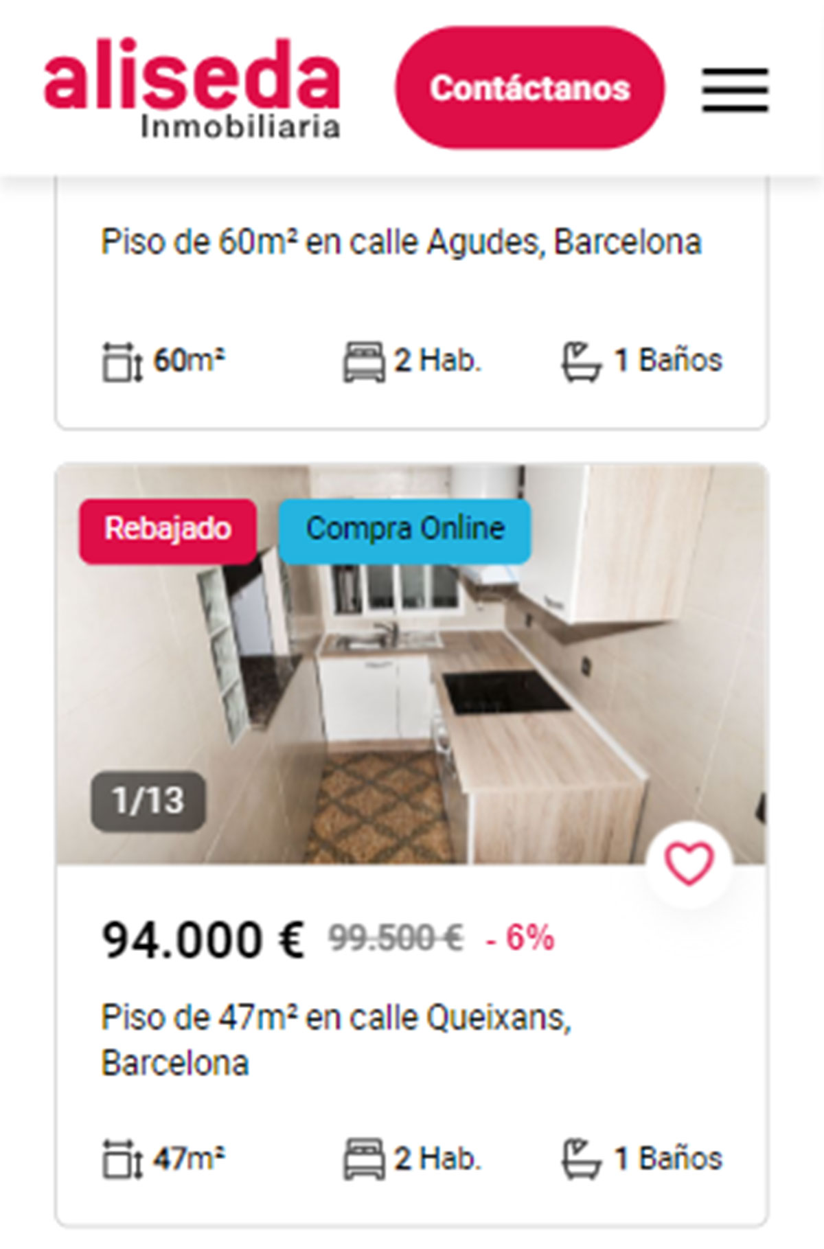 Piso en Barcelona por 94.000 euros