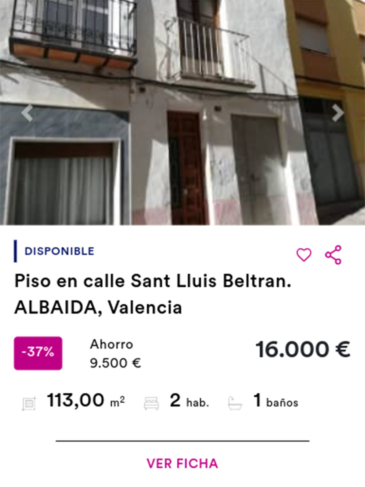Piso en Haya por 16.000 euros