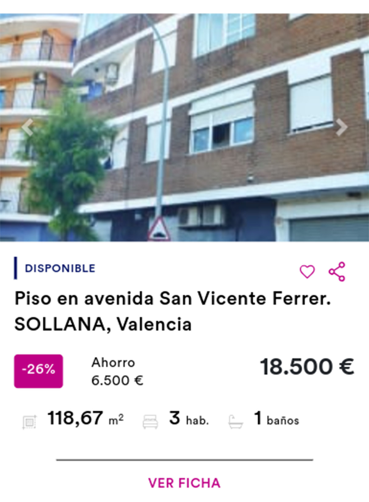 Piso en Haya por 18.500 euros