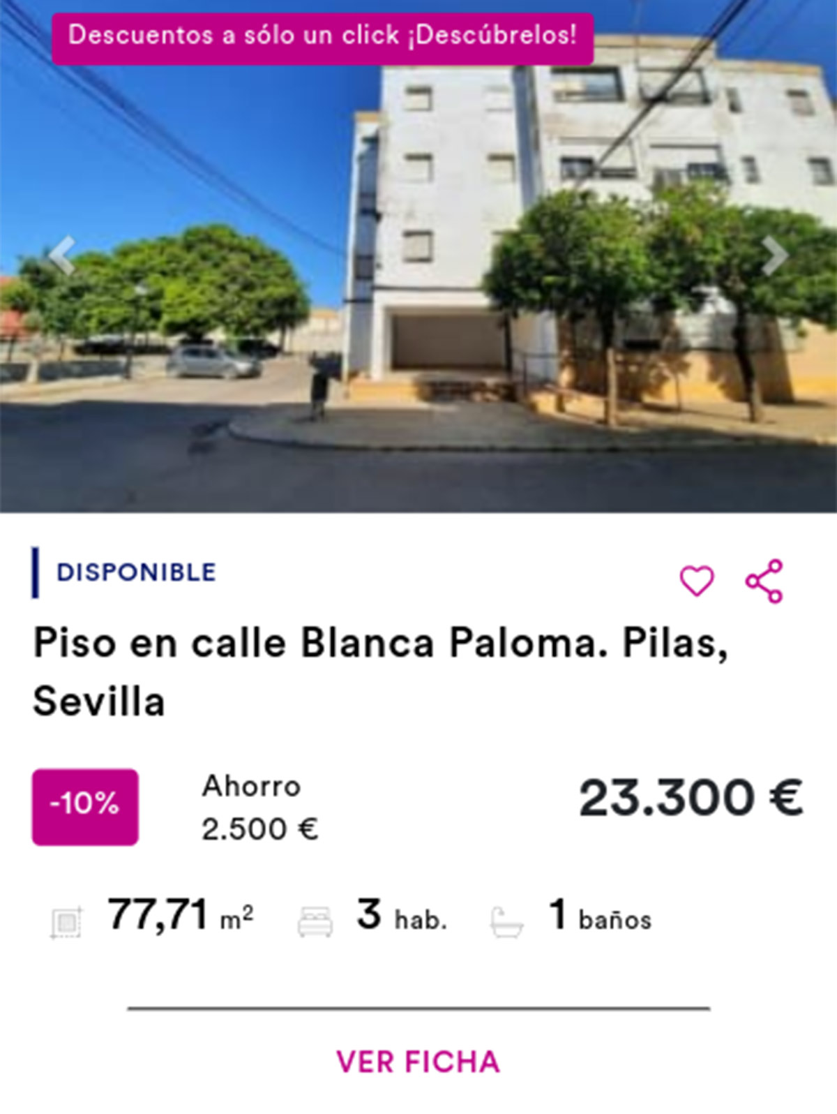Piso en Haya por 23.300 euros
