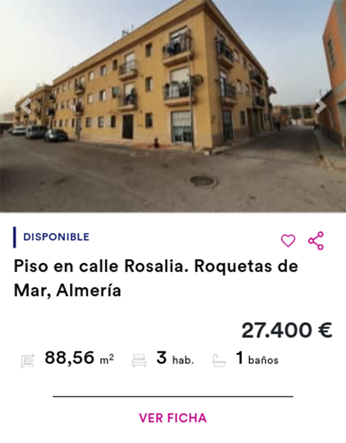 Piso en Haya por 27.400 euros