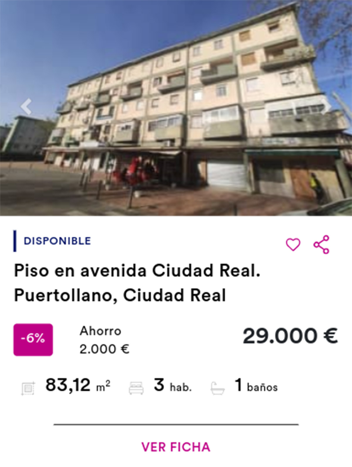 Piso en Haya por 29.000 euros