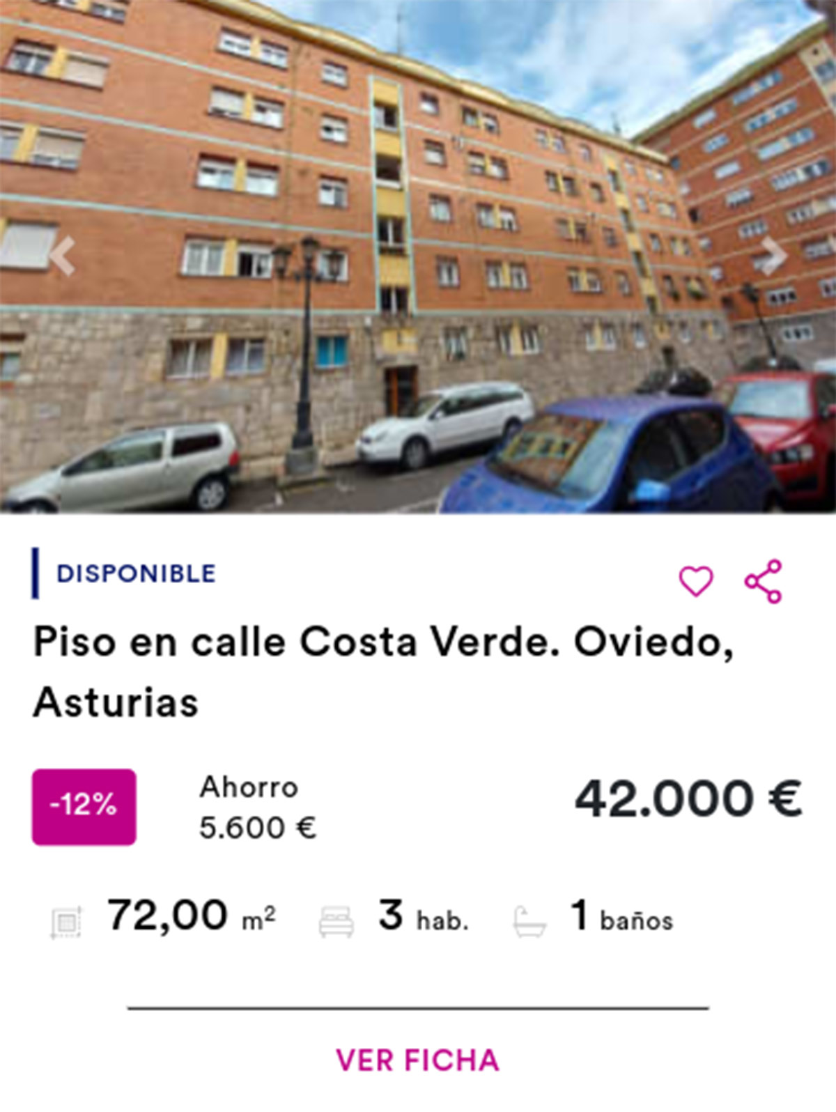 Piso en Haya por 42.000 euros