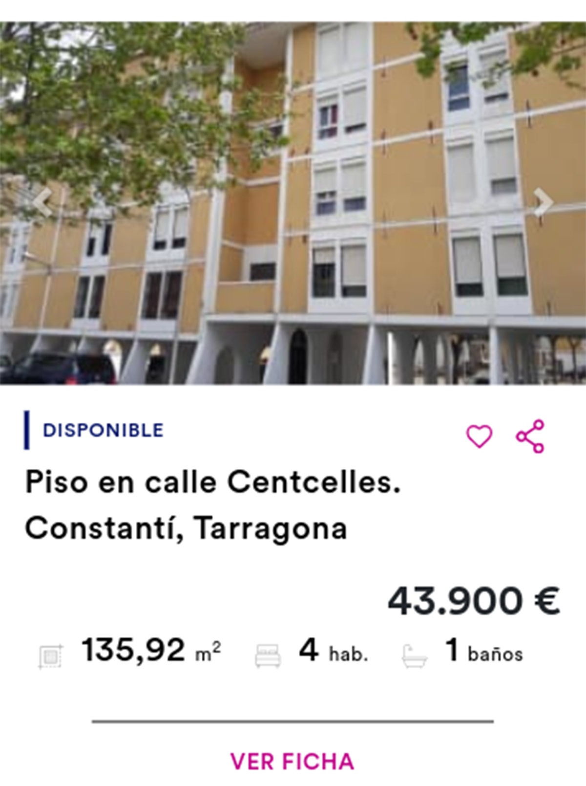 Piso en Haya por 43.900 euros