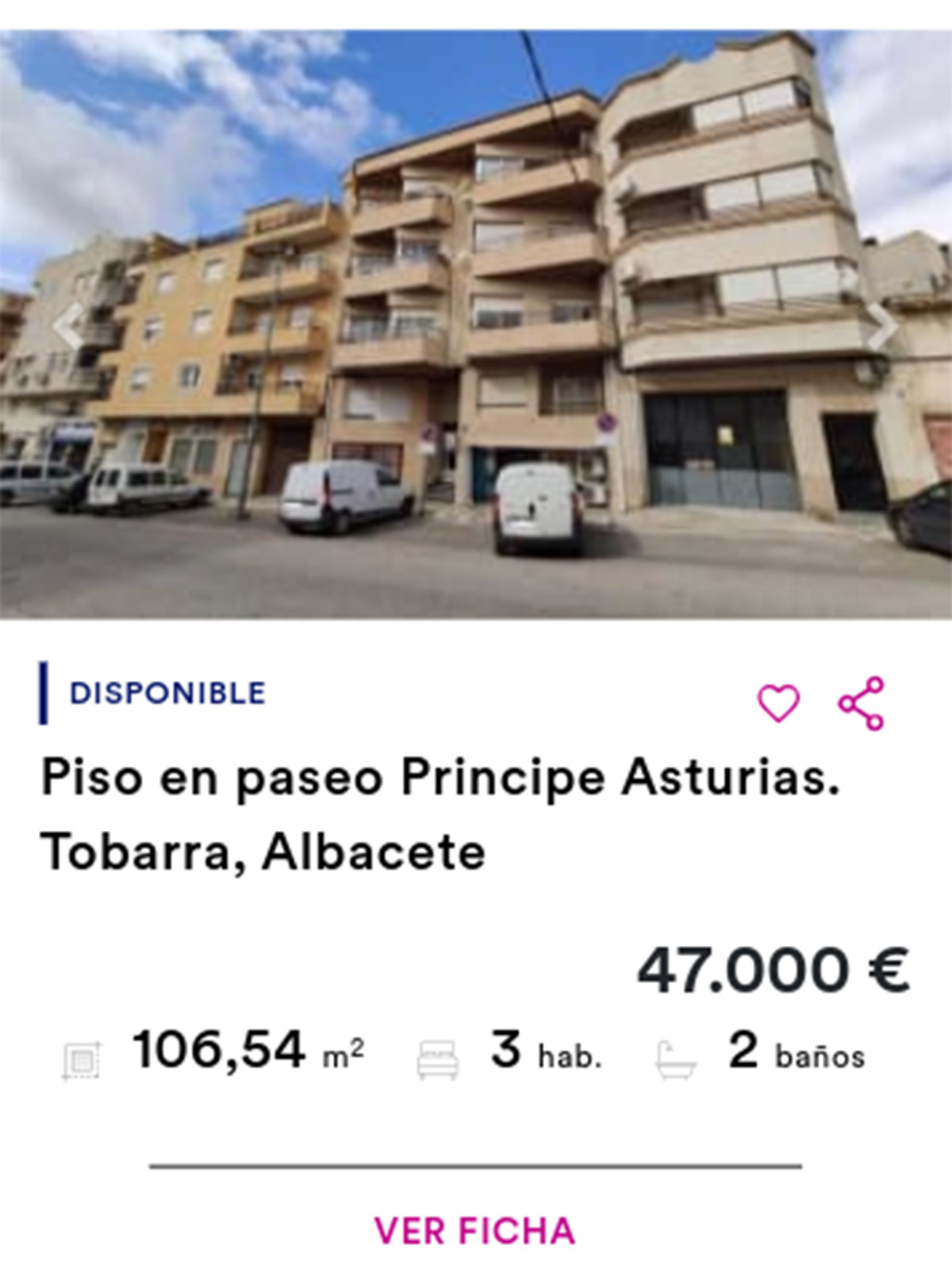 Piso en Haya por 47.000 euros