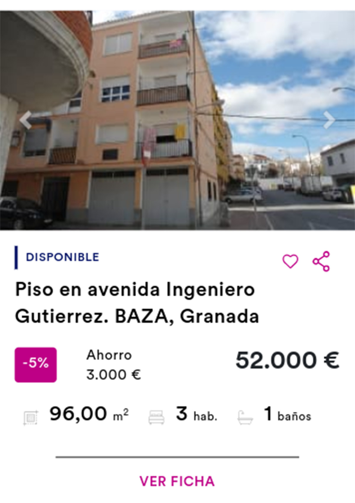 Piso en Haya por 52.000 euros
