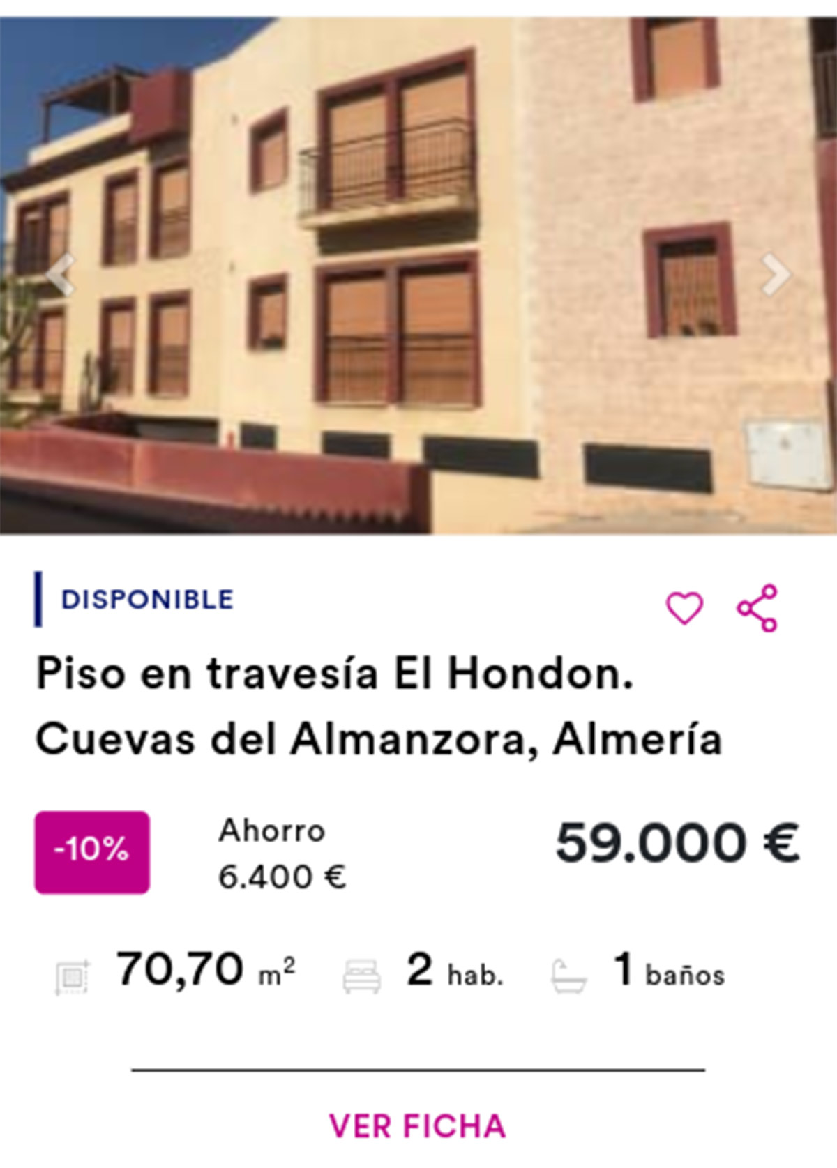 Piso en Haya por 59.000 euros