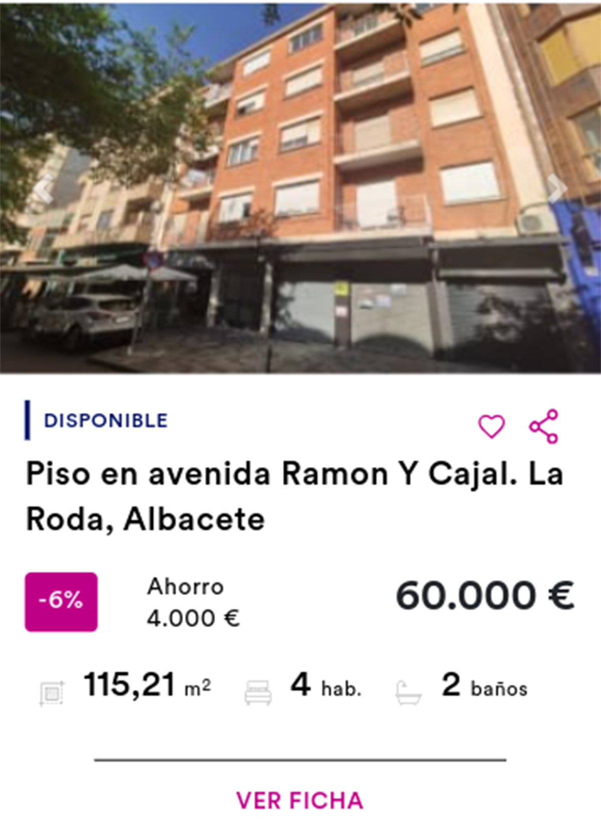Piso en Haya por 60.000 euros