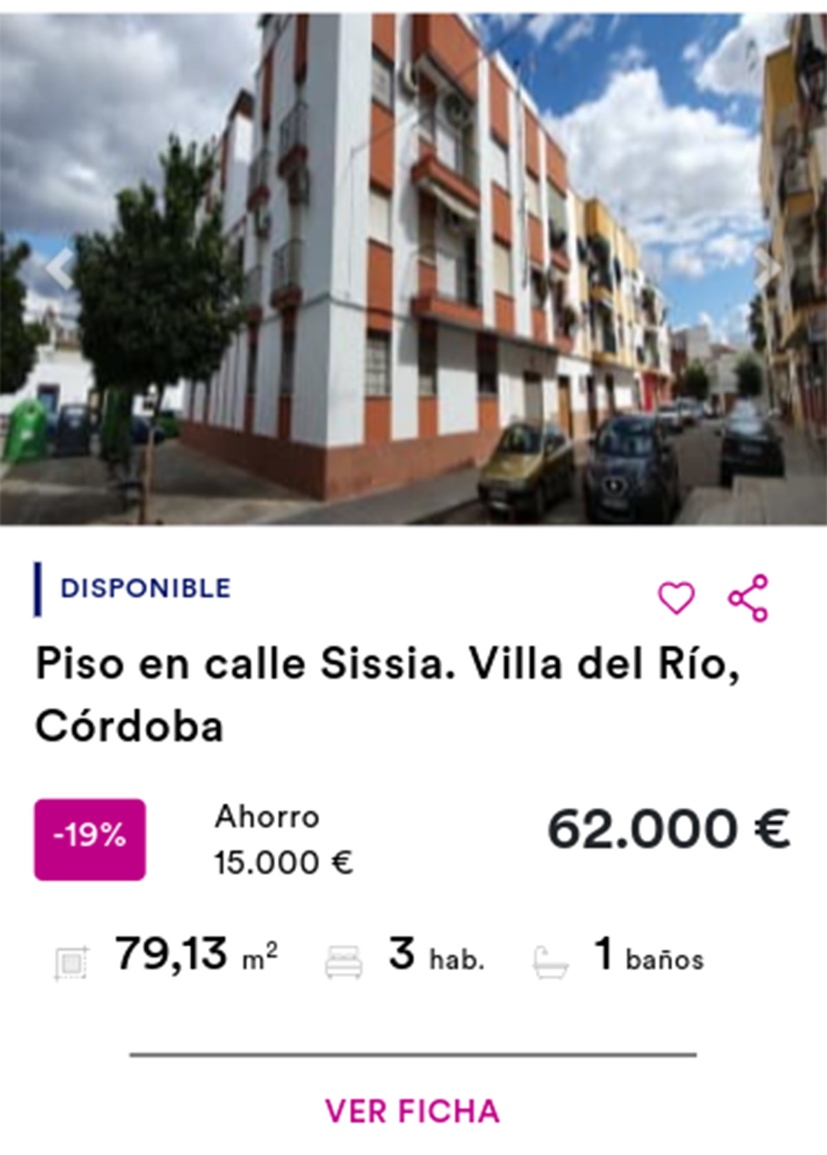 Piso en Haya por 62.000 euros