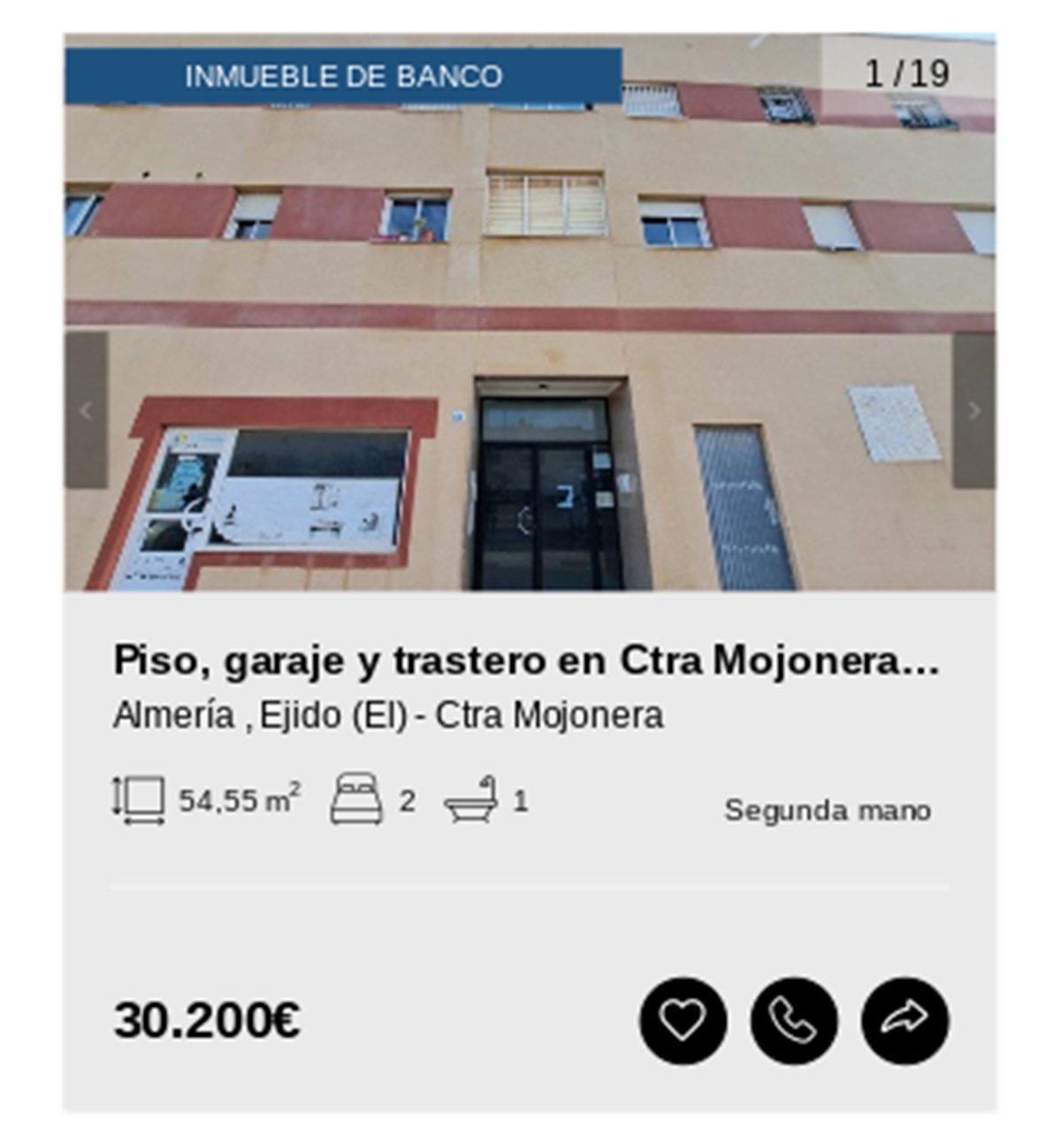 Piso en Solvia con garaje por 30.200 euros