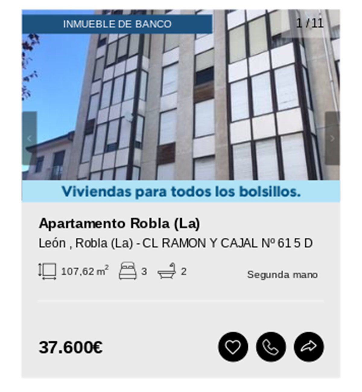 Piso en Solvia con garaje por 37.600 euros