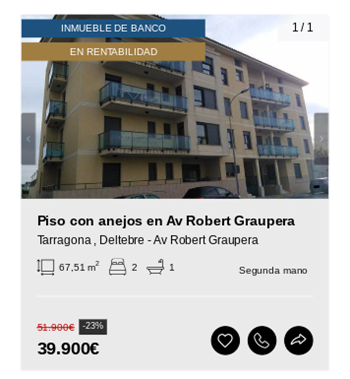 Piso en Solvia con garaje por 39.000 euros