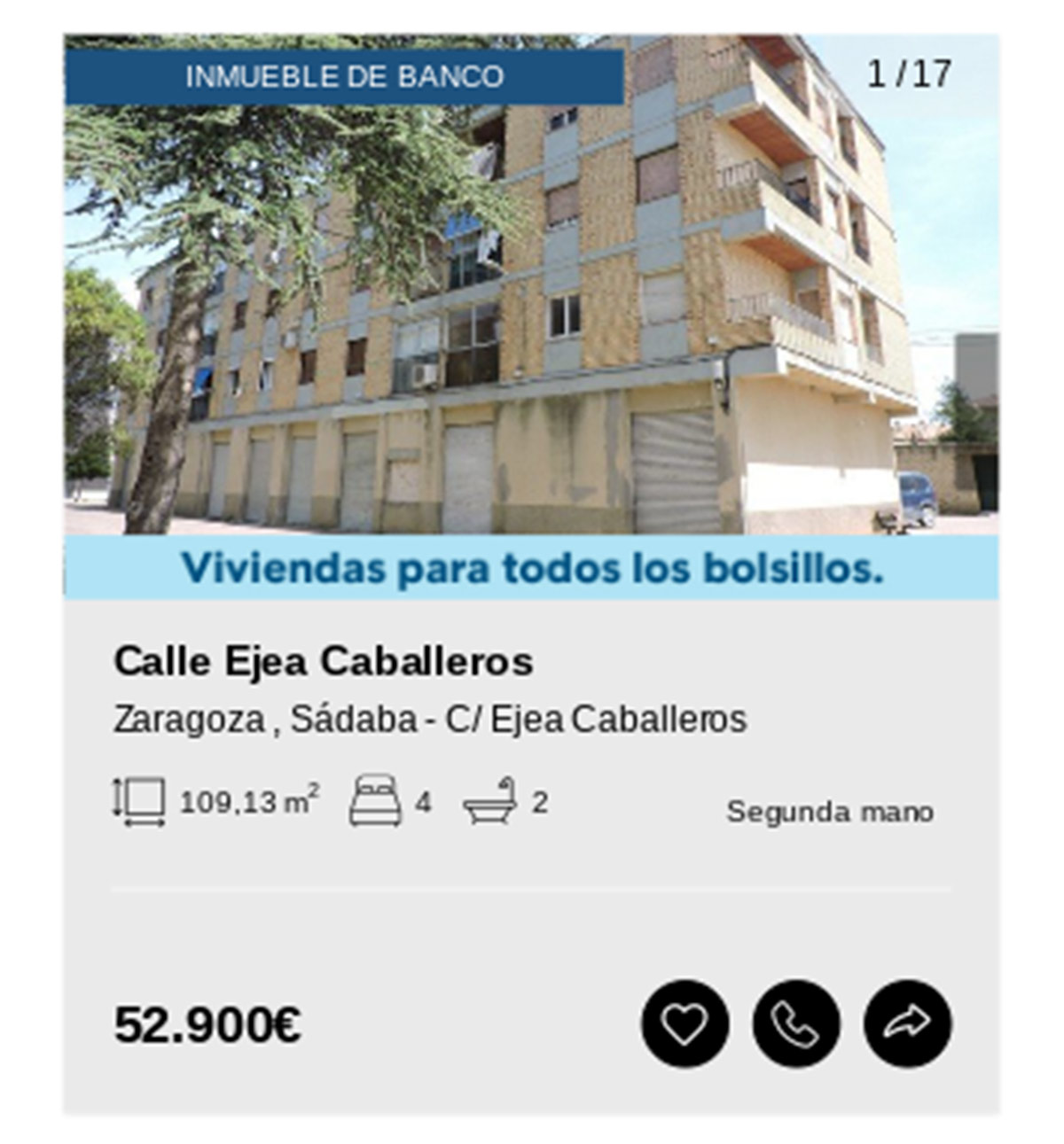Piso en Solvia con garaje por 52.900 euros