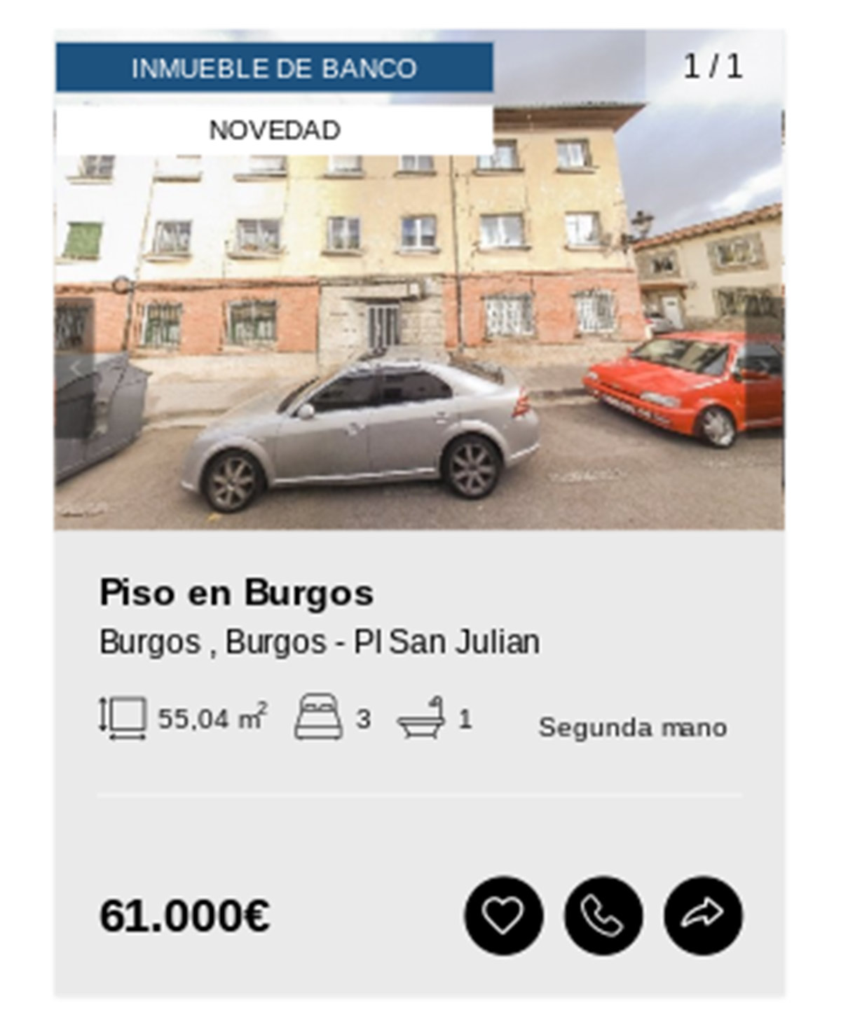 Pisos de Solvia por 61.000 euros