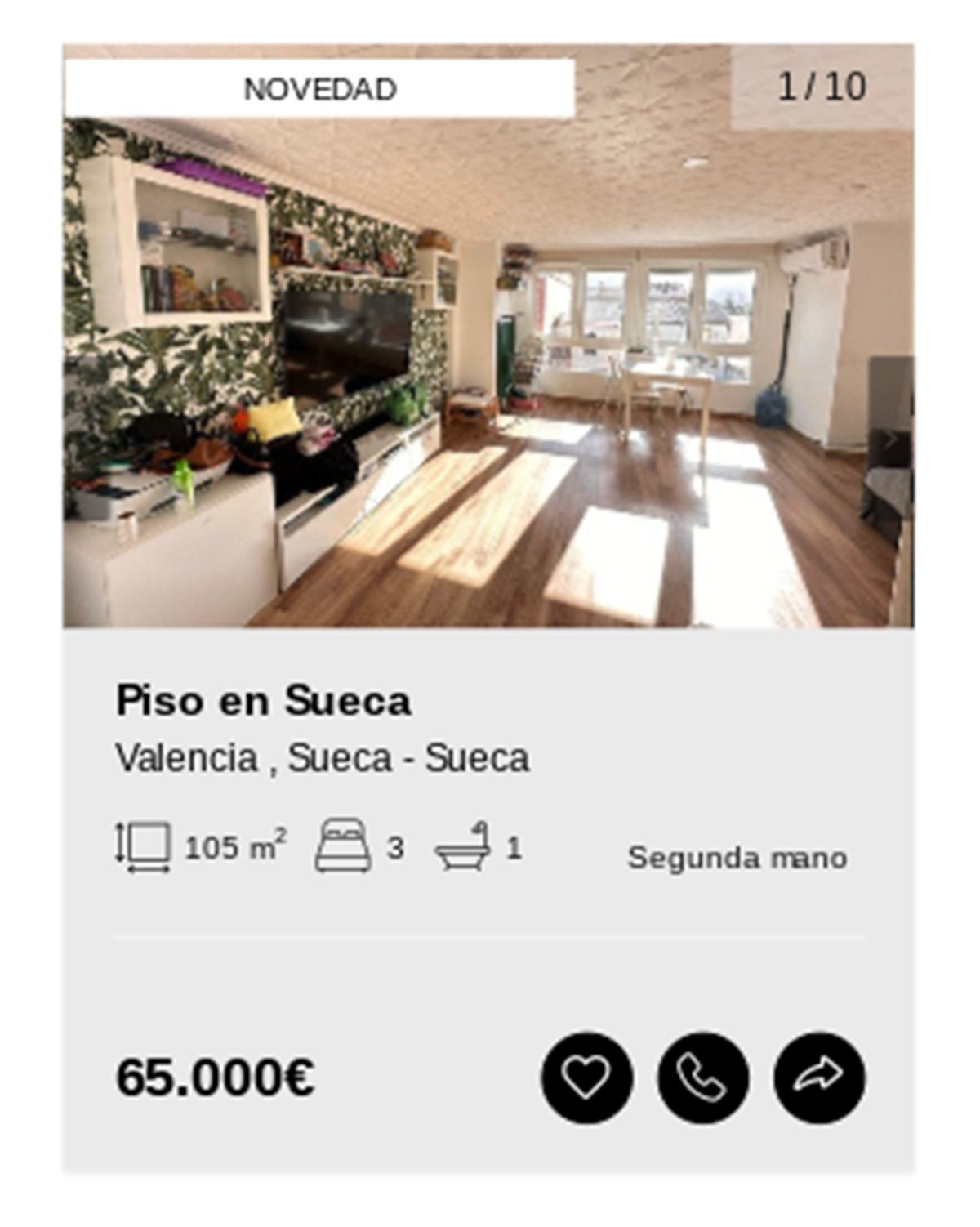 Pisos de Solvia por 65.000 euros