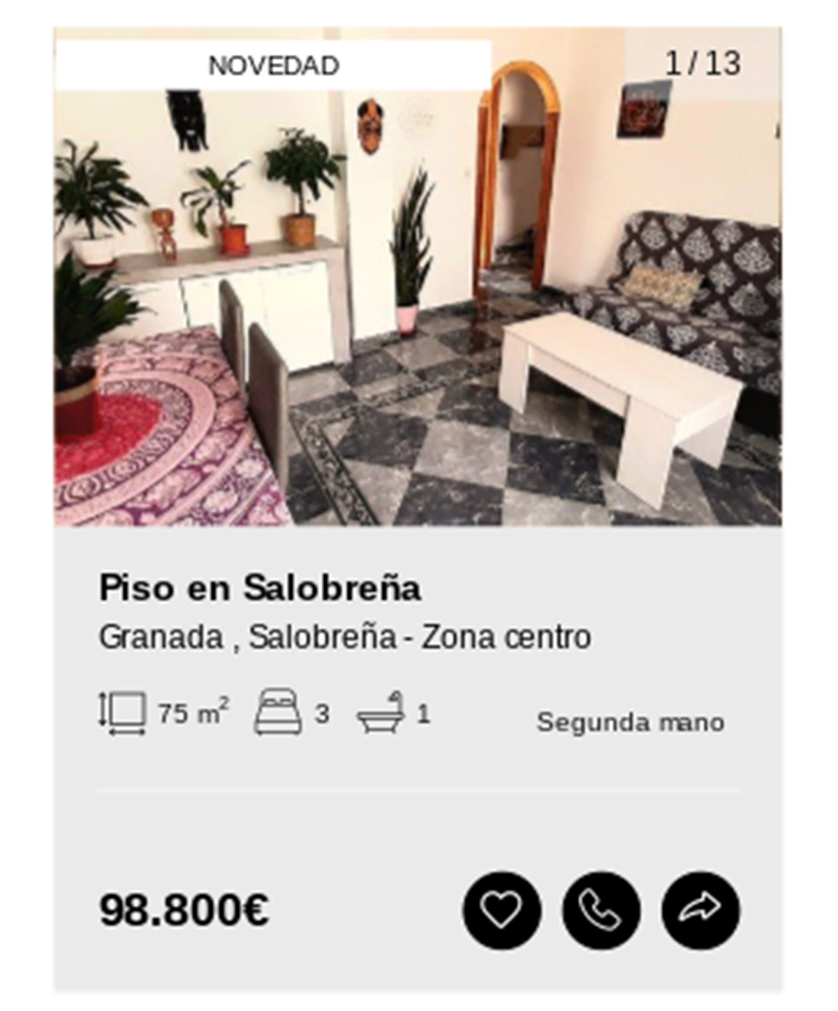 Pisos de Solvia por 98.800 euros