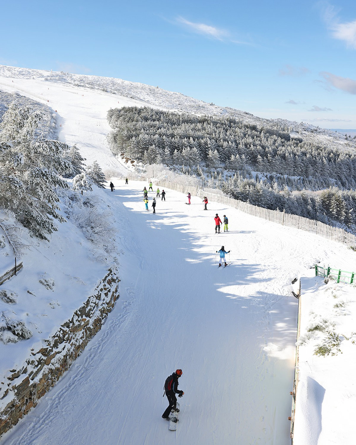 Esquiar en la Pinilla
