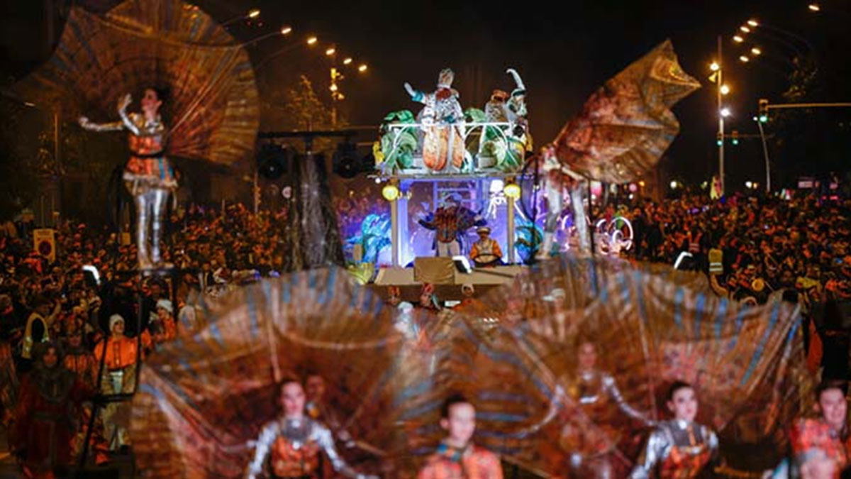 Cabalgata de Reyes en Barcelona