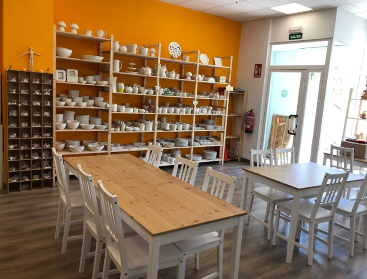 Local para pintar cerámica