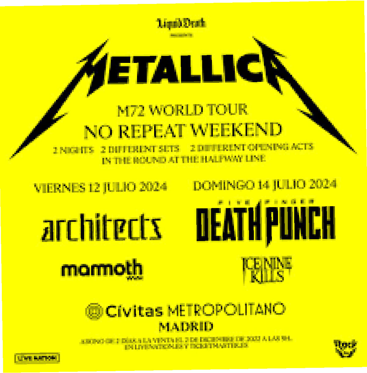 Metallica cartel
