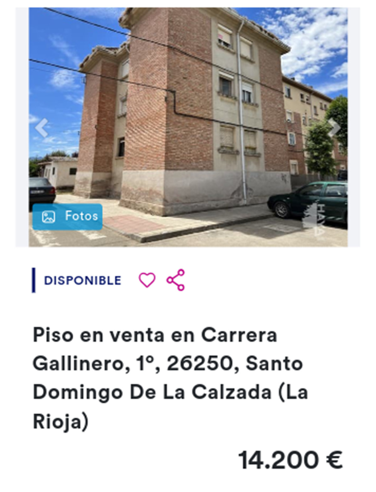 Piso en pueblos de Haya por 14.200 euros