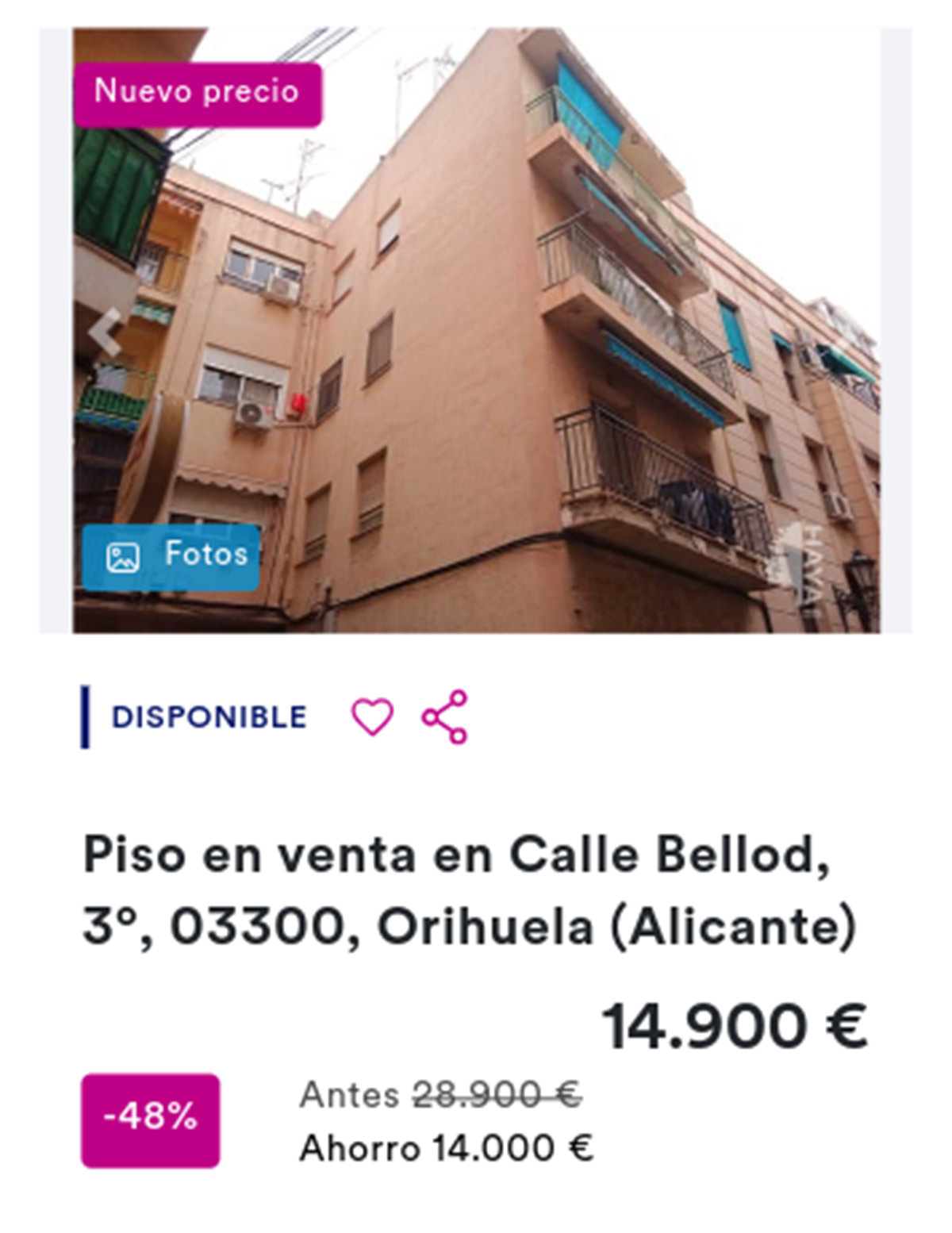 Piso en pueblos de Haya por 14.900 euros