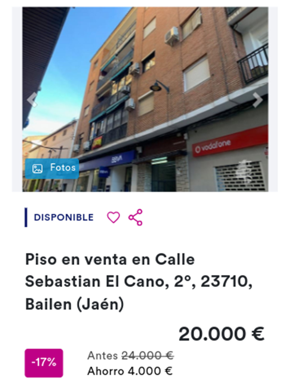 Piso en pueblos de Haya por 20.000 euros