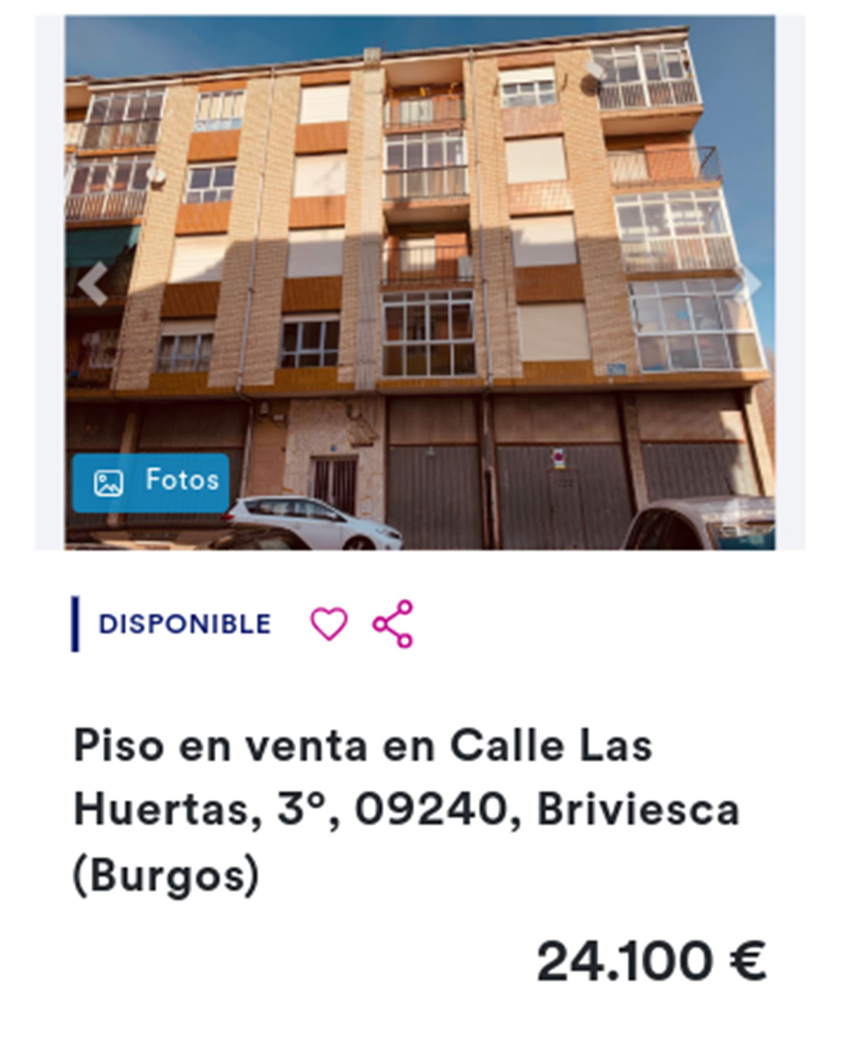 Piso en pueblos de Haya por 24.100 euros
