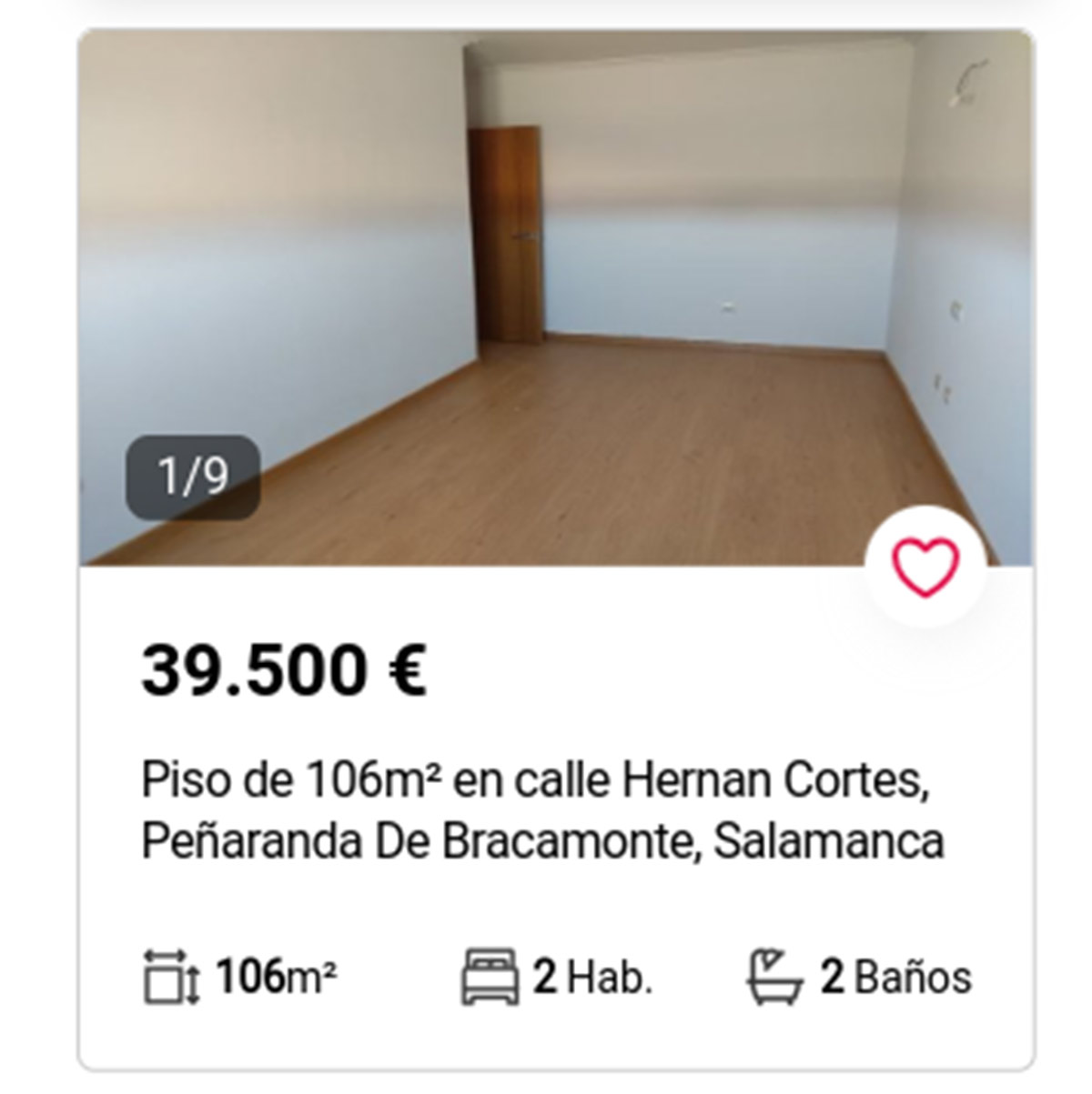 Piso nuevo Aliseda 39.500 euros