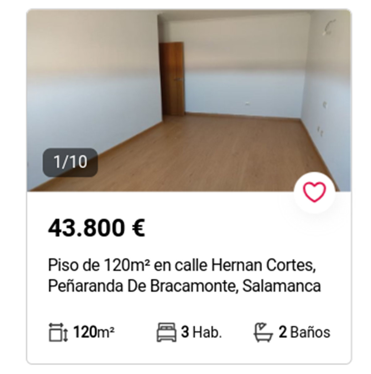 Piso nuevo Aliseda 43.800 euros