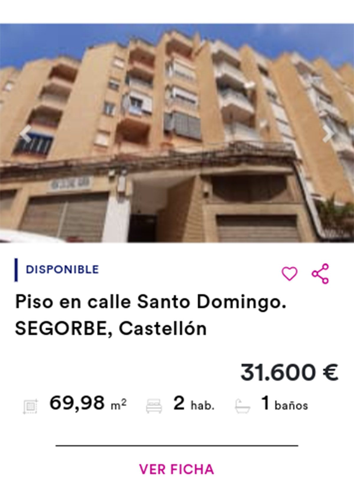 Piso de Cajamar por 31.600 euros