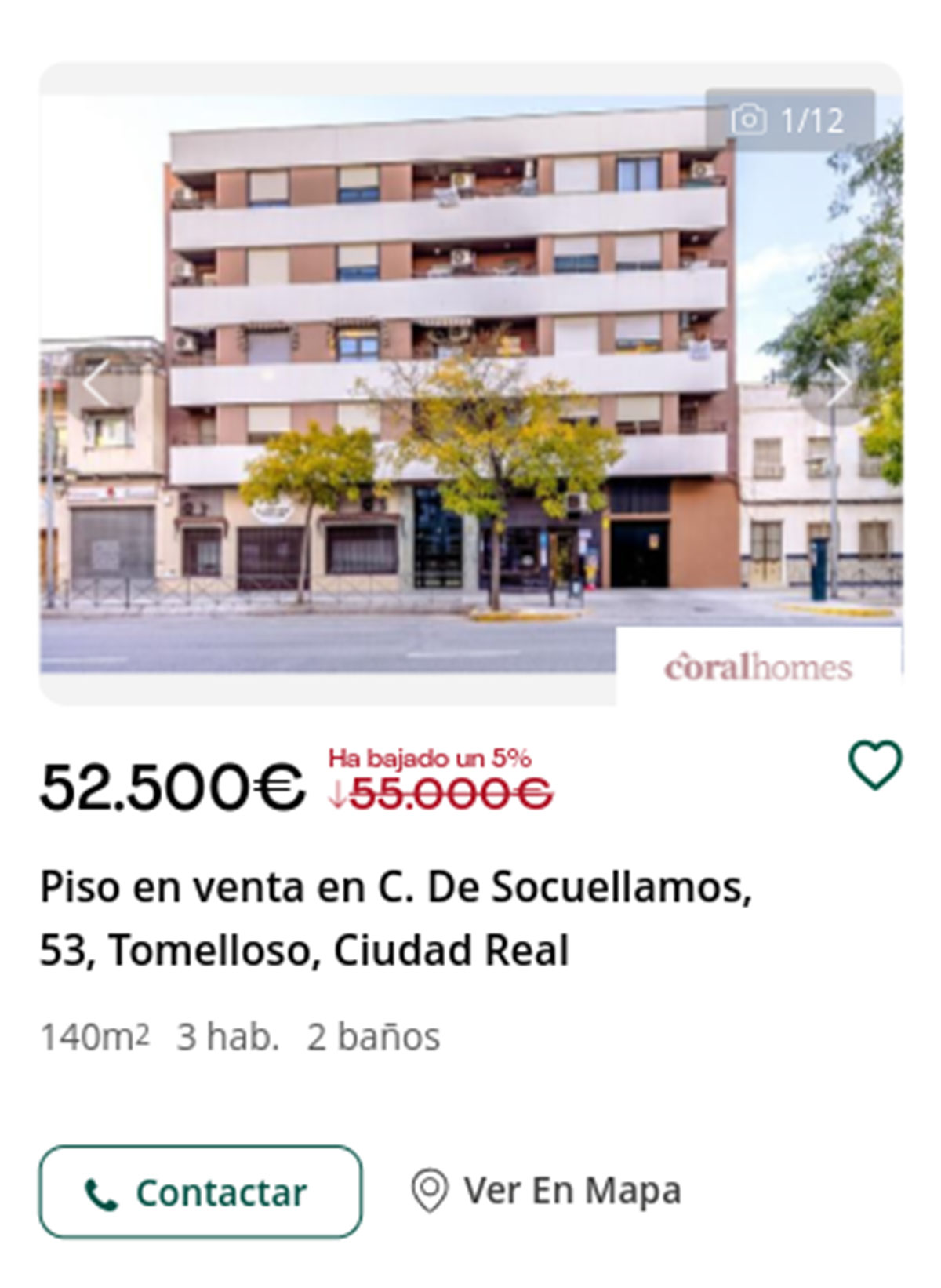 Piso en Servihabitat por 52.500 euros