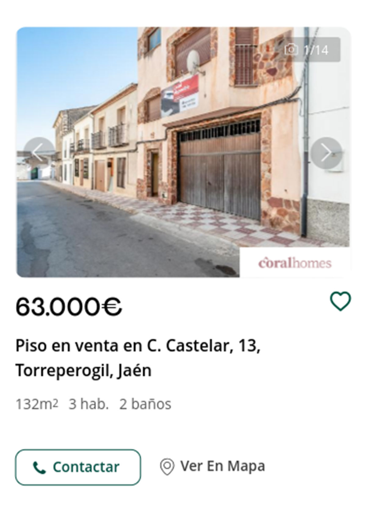 Piso en Servihabitat por 63.000 euros