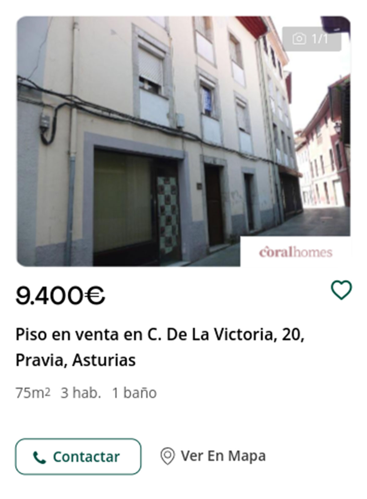 Piso en Servihabitat por 9.400 euros