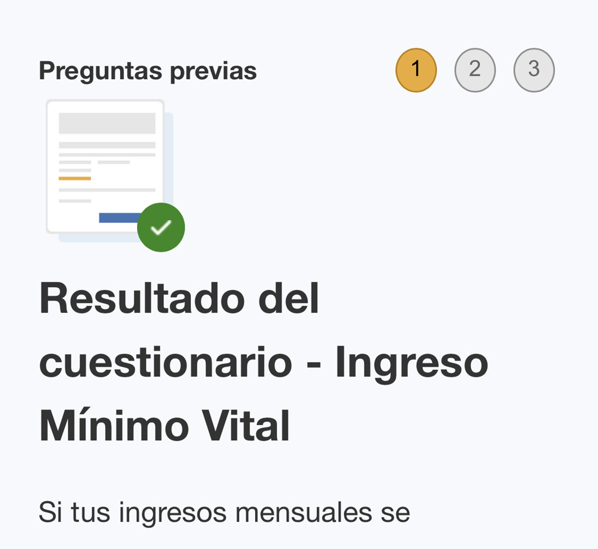 Resultado del cuestionario