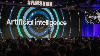 Presentación de Samsung en el CES 2024.